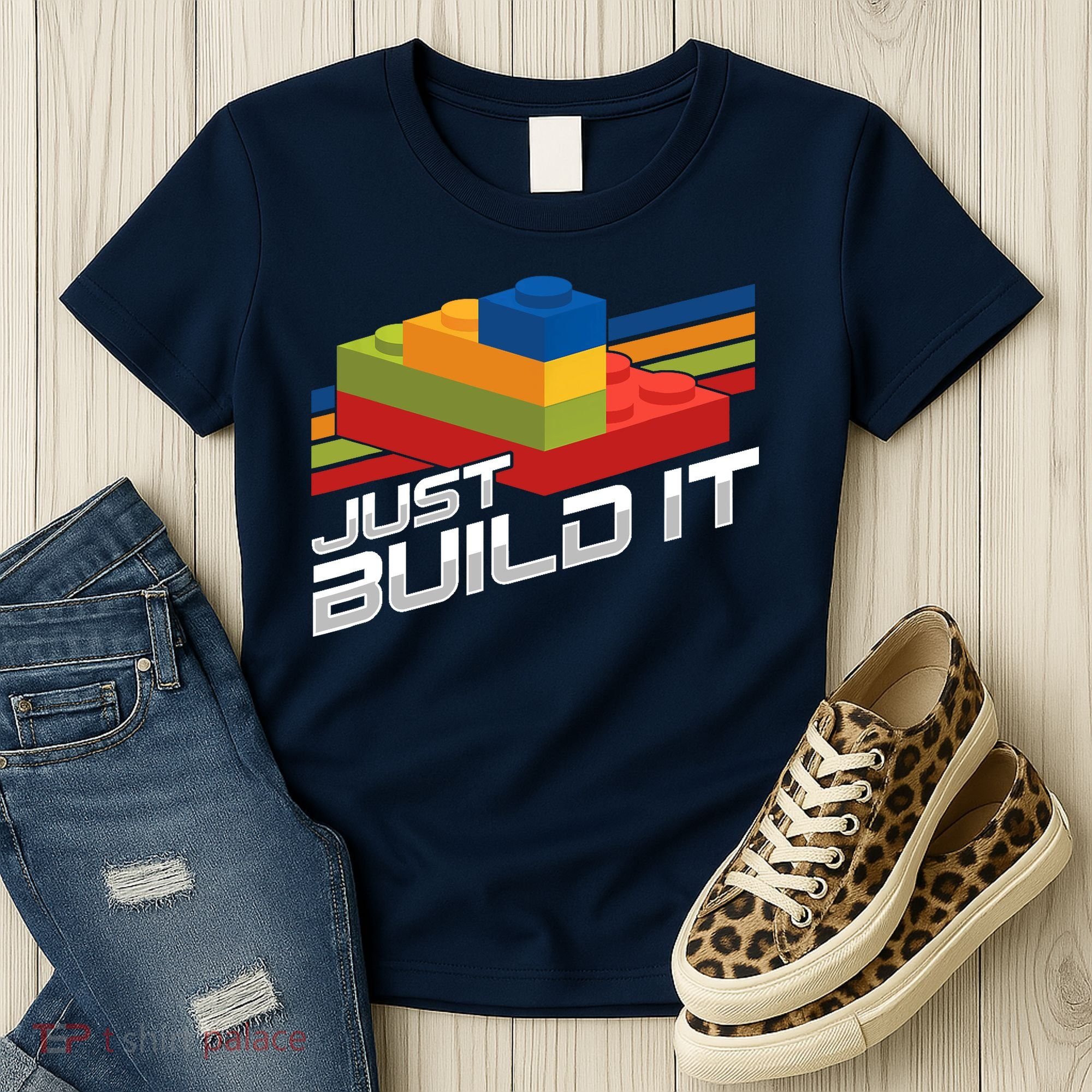 Just Build It | Building Blocks | Master Builder Women's T-Shirt