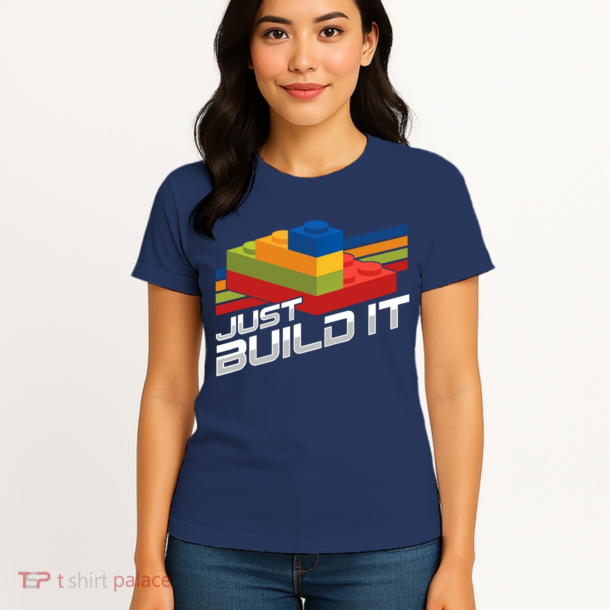 Just Build It | Building Blocks | Master Builder Women's T-Shirt