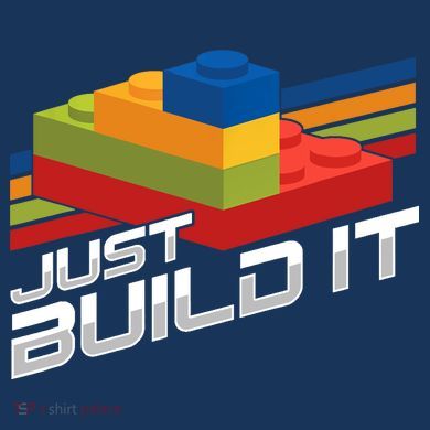 Just Build It | Building Blocks | Master Builder Kids Tie-Dye T-Shirt