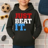 Just Beat It Kids Hoodie thumb 2