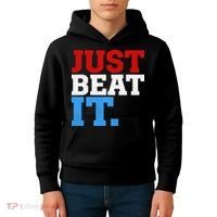 Just Beat It Kids Hoodie thumb 4