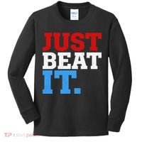 Just Beat It Kids Long Sleeve Shirt thumb 0