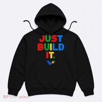 Just Build It Master Builder Building Block Hoodie thumb 0