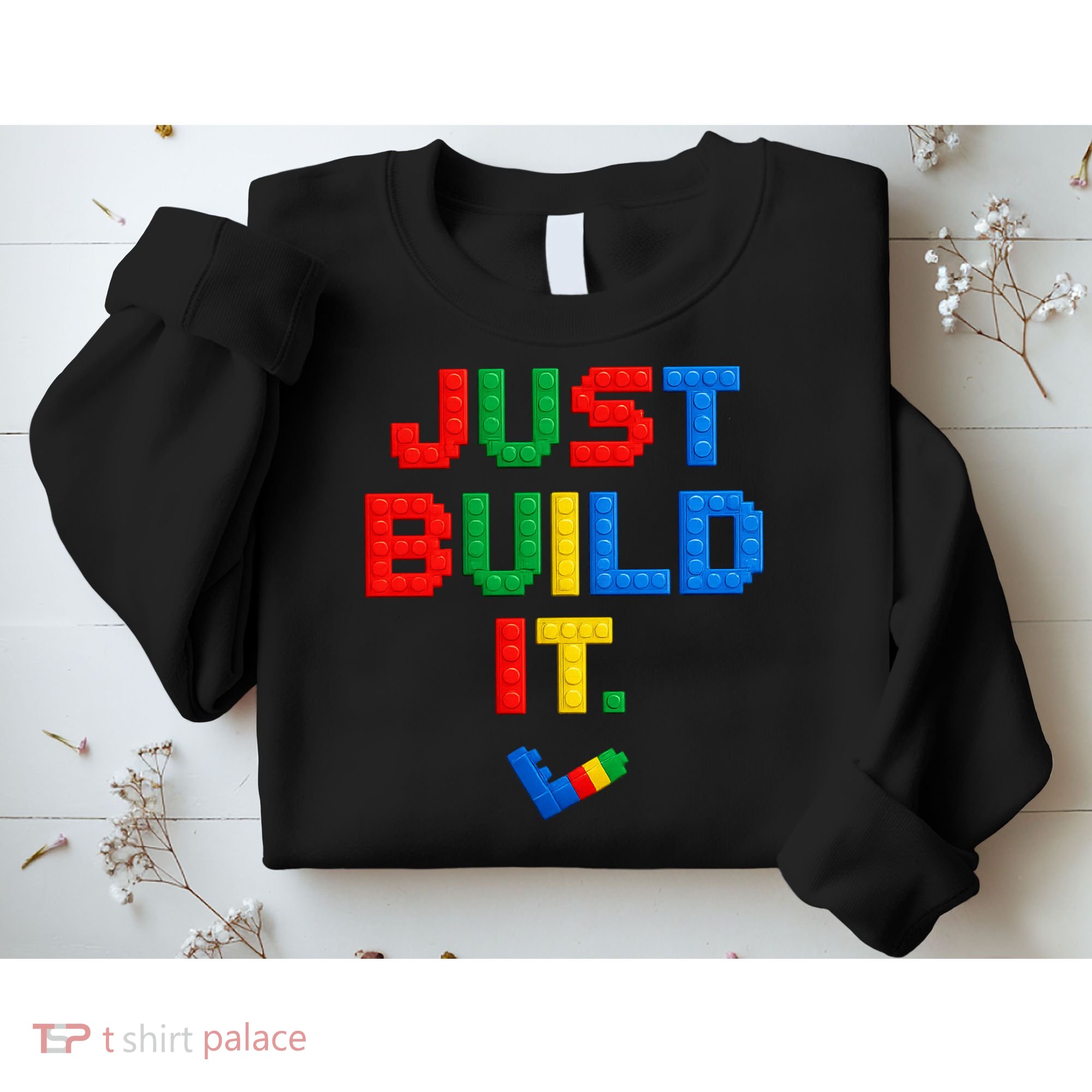 Just Build It Master Builder Building Block Sweatshirt