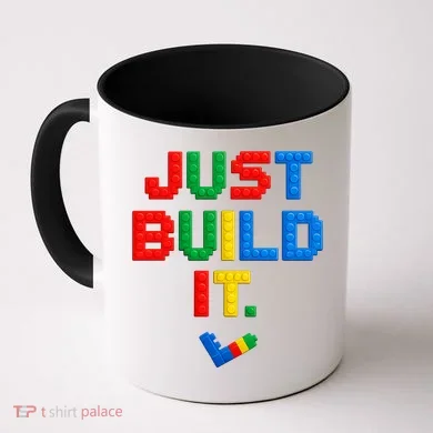 Just Build It Master Builder Building Block Coffee Mug