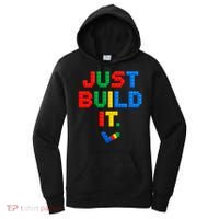 Just Build It Master Builder Building Block Women's Hoodie thumb 0