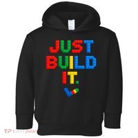 Just Build It Master Builder Building Block Toddler Hoodie thumb 0