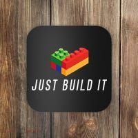 Just Build It Building Toy Blocks Bricks Coaster thumb 0