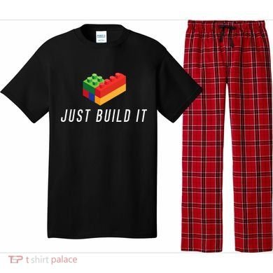 Just Build It Building Toy Blocks Bricks Pajama Set