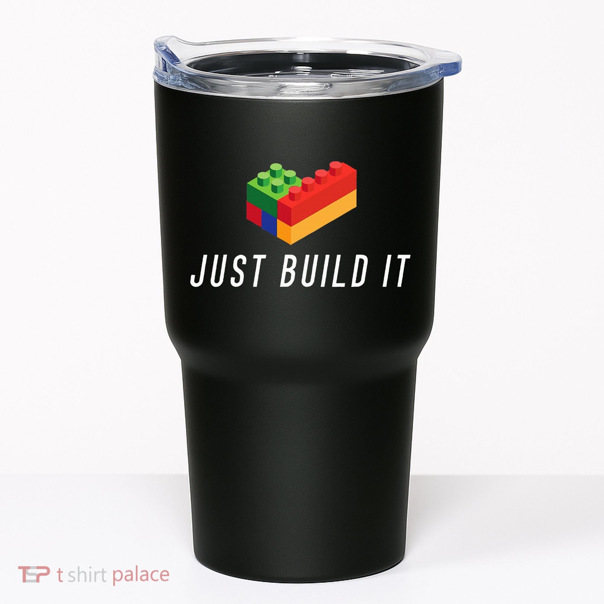 Just Build It Building Toy Blocks Bricks Tumbler