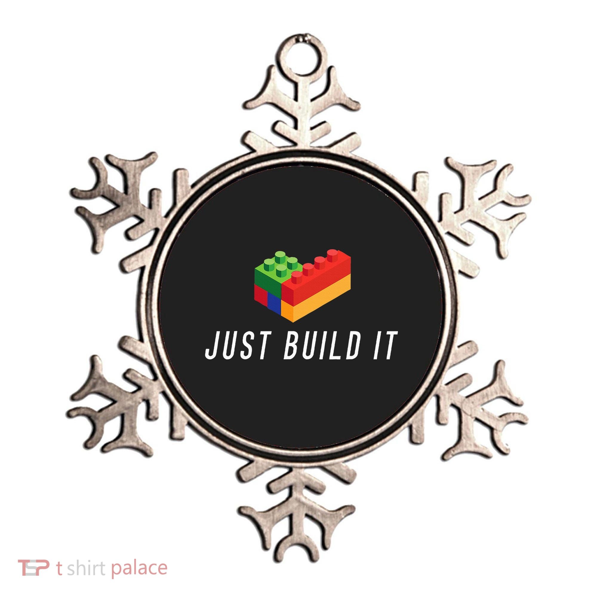 Just Build It Building Toy Blocks Bricks Ornament