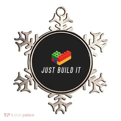 Just Build It Building Toy Blocks Bricks Ornament