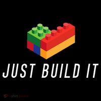 Just Build It Building Toy Blocks Bricks Tall Sweatshirt thumb 2