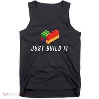 Just Build It Building Toy Blocks Bricks Tank Top thumb 0