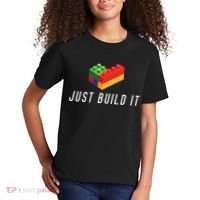 Just Build It Building Toy Blocks Bricks Kids T-Shirt thumb 2