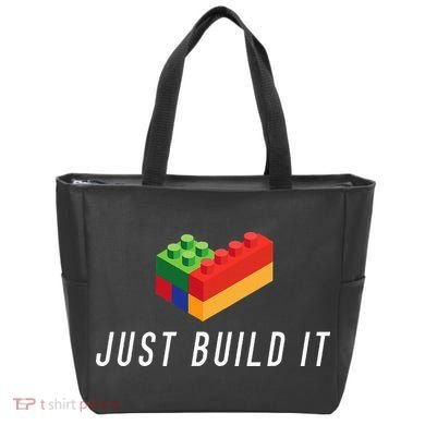 Just Build It Building Toy Blocks Bricks Tote Bag
