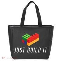 Just Build It Building Toy Blocks Bricks Tote Bag thumb 0