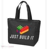 Just Build It Building Toy Blocks Bricks Tote Bag thumb 3