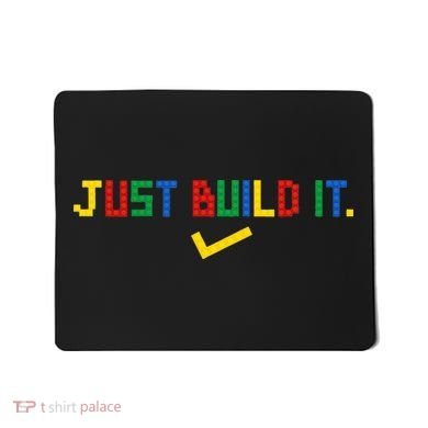 Just Build It Master Builder Building Block Mousepad