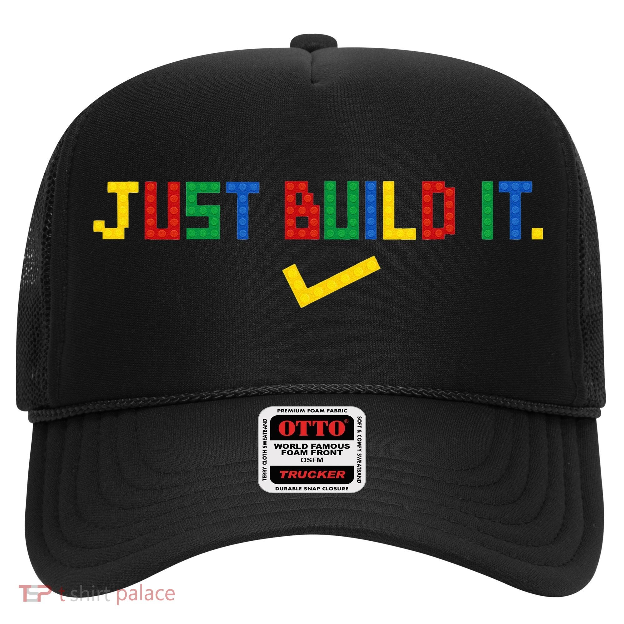 Just Build It Master Builder Building Block Hat