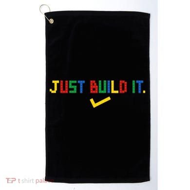 Just Build It Master Builder Building Block Golf Towel