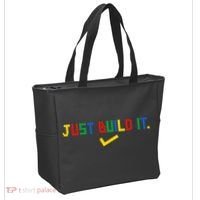 Just Build It Master Builder Building Block Tote Bag thumb 2