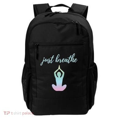 Just Breathe Inspirational Gift Backpack