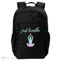 Just Breathe Inspirational Gift Backpack thumb 0