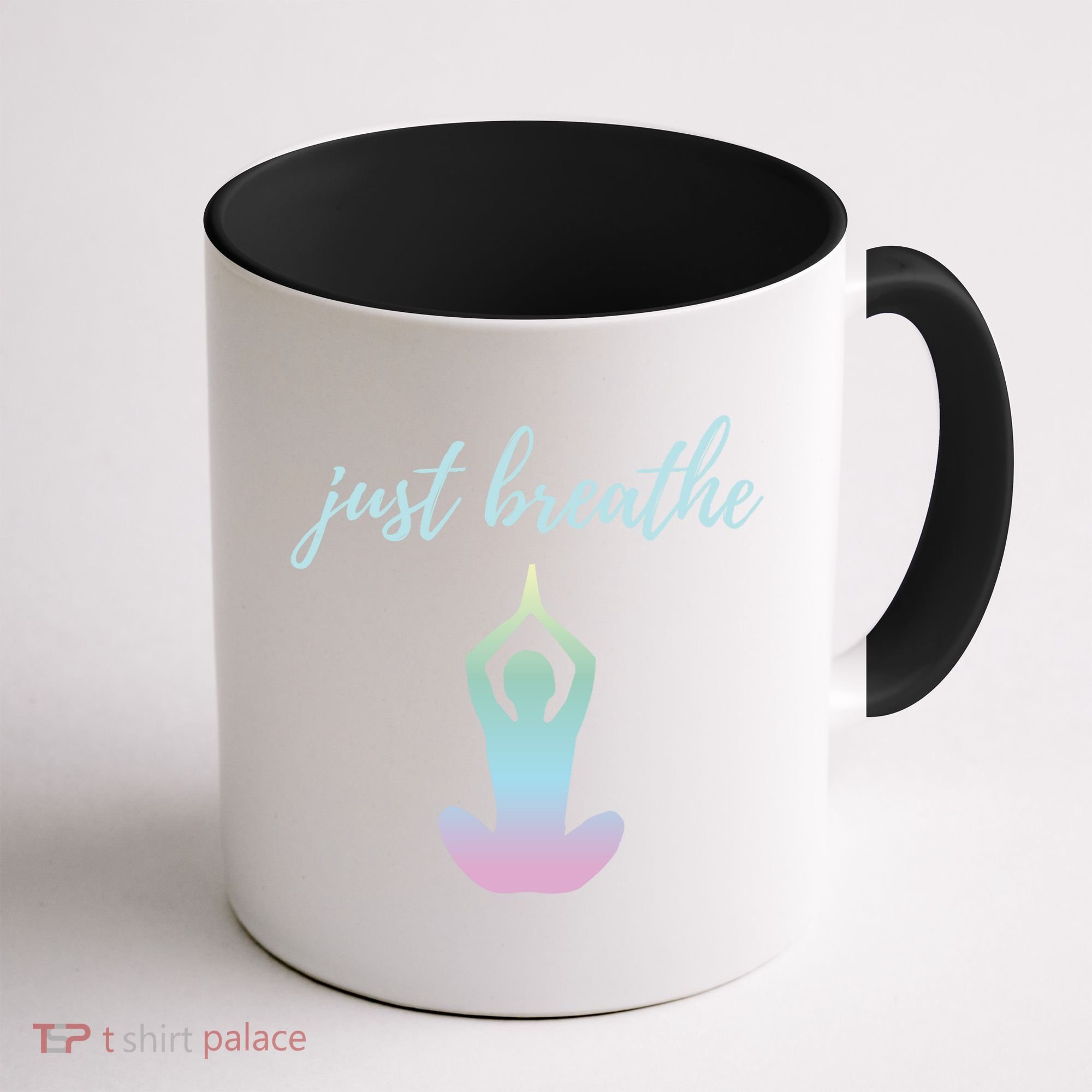 Just Breathe Inspirational Gift Coffee Mug