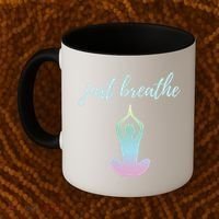 Just Breathe Inspirational Gift Coffee Mug thumb 2