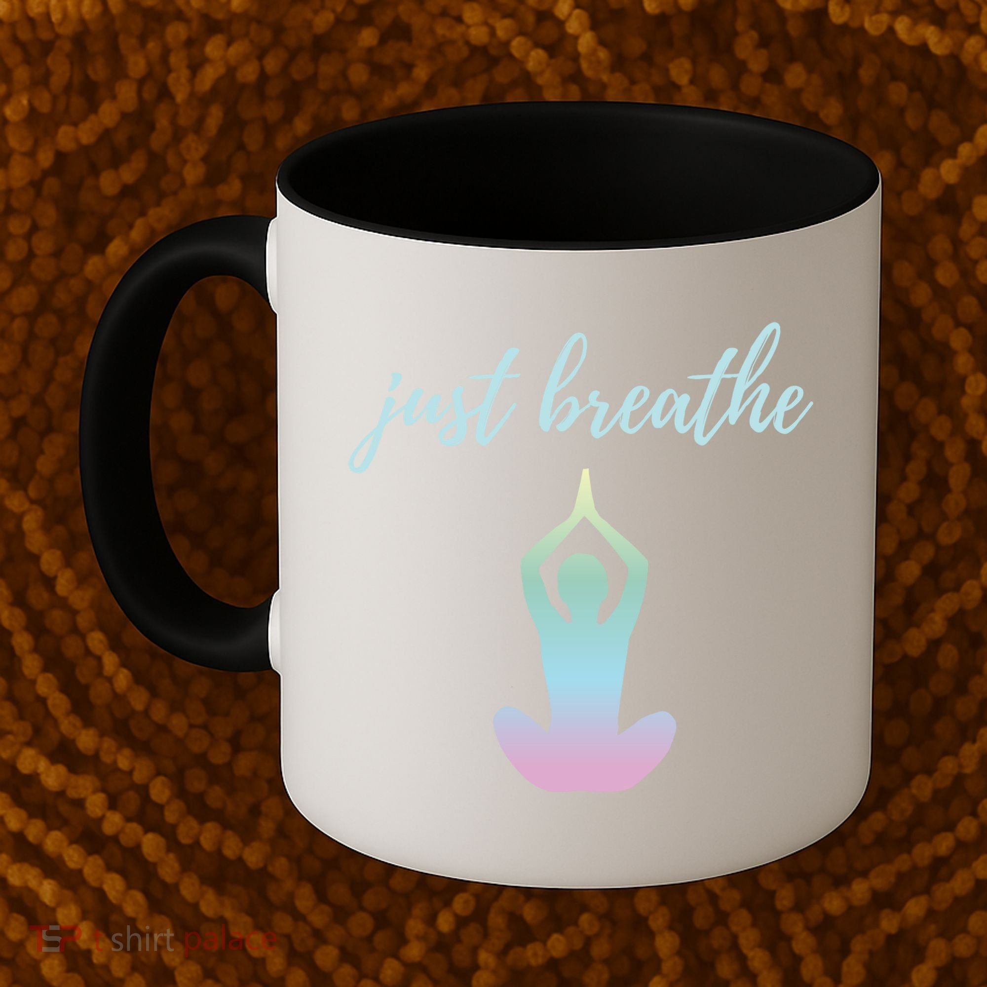 Just Breathe Inspirational Gift Coffee Mug