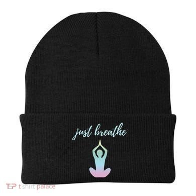 Just Breathe Inspirational Gift Beanie