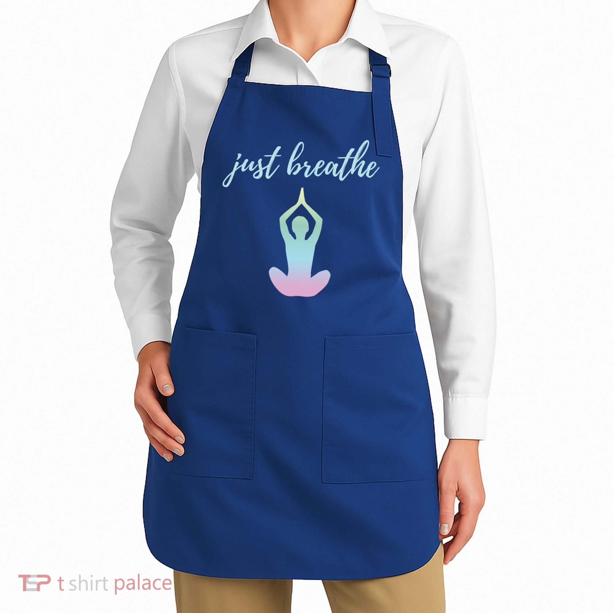 Just Breathe Inspirational Gift Apron