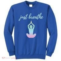 Just Breathe Inspirational Gift Sweatshirt thumb 0
