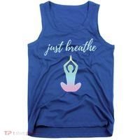 Just Breathe Inspirational Gift Tank Top thumb 0