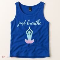 Just Breathe Inspirational Gift Tank Top thumb 2