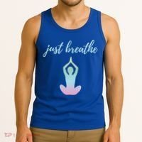 Just Breathe Inspirational Gift Tank Top thumb 3