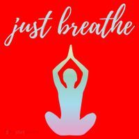 Just Breathe Inspirational Gift Santa Hat thumb 1