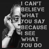 James Baldwin I Can’t Believe What You Say Black History Month Women's Hoodie thumb 2