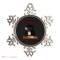 Just Because Im Awake Funny Coffee Cat Lover Women Ornament thumb 0