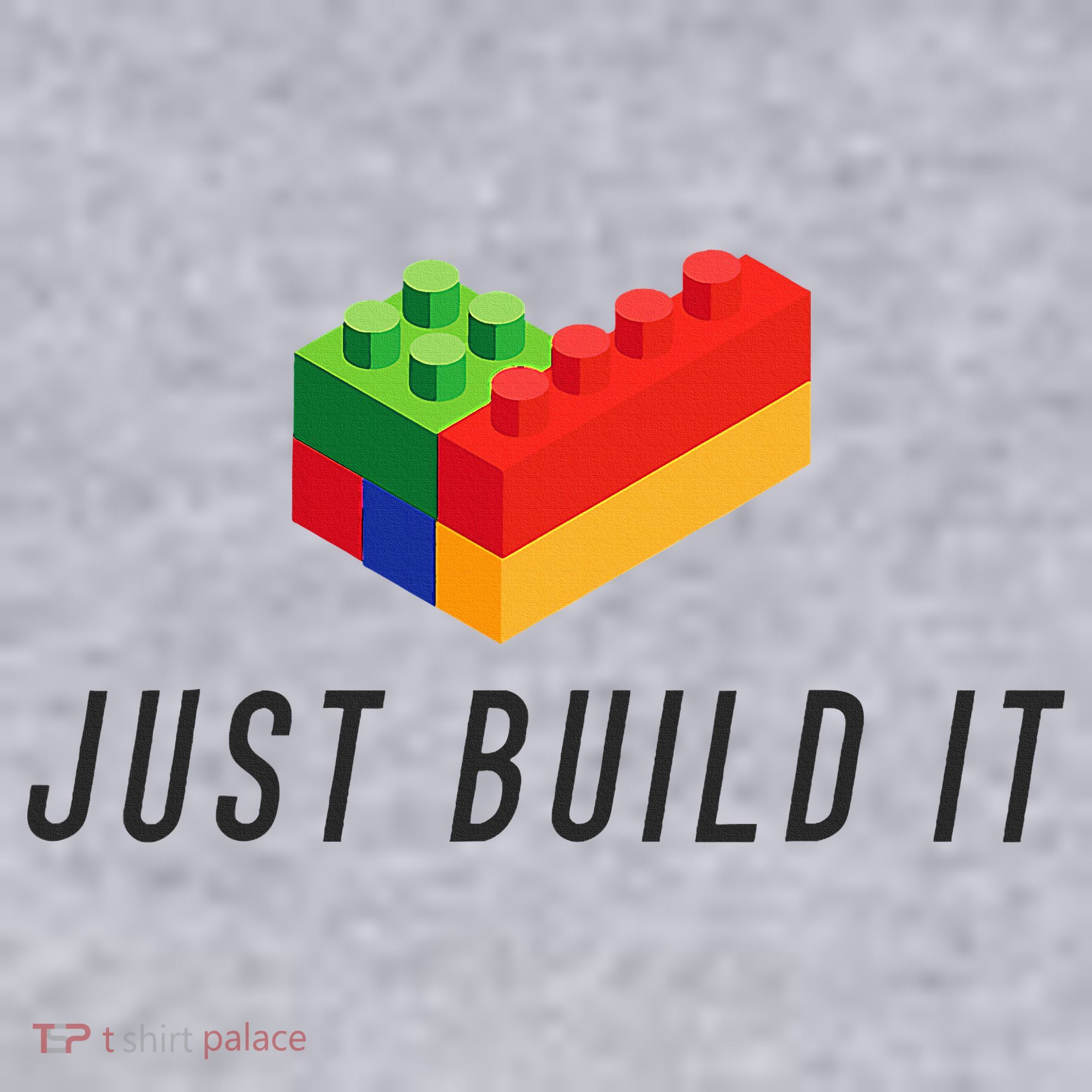 Just Build It Blocks Bricks Building Blocks Toy Women's Sweatshirt