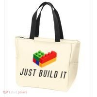 Just Build It Blocks Bricks Building Blocks Toy Tote Bag thumb 3