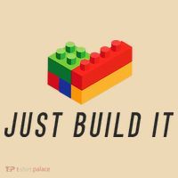 Just Build It Blocks Bricks Building Blocks Toy Tote Bag thumb 4