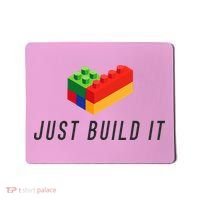 Just Build It Blocks Bricks Building Blocks Toy Mousepad thumb 0