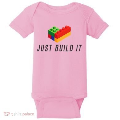 Just Build It Blocks Bricks Building Blocks Toy Baby Bodysuit
