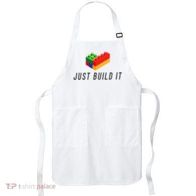 Just Build It Blocks Bricks Building Blocks Toy Apron