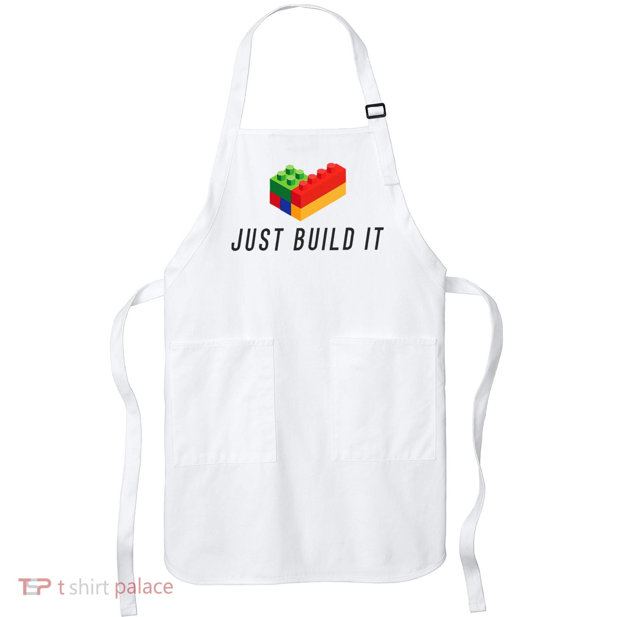 Just Build It Blocks Bricks Building Blocks Toy Apron
