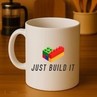 Just Build It Blocks Bricks Building Blocks Toy Coffee Mug thumb 4