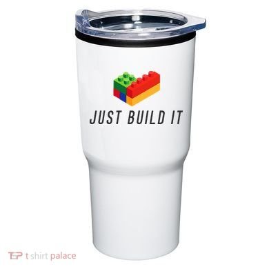 Just Build It Blocks Bricks Building Blocks Toy Tumbler