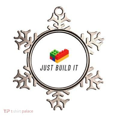 Just Build It Blocks Bricks Building Blocks Toy Ornament